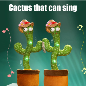 Cute Dancing and Talking Cactus Toy