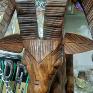 Markhoor Head Wall Hanging wooden