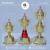 Red and Golden Trophy set Plastic