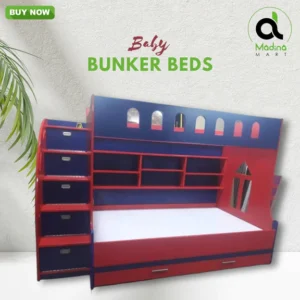 Red & Blue Baby Bed