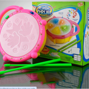 Musical Light Sound Flash Drum with Sticks