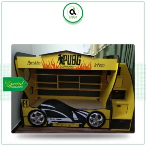 Yellow Wooden Bunker Bed