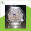 Crystal School Award Hexagon