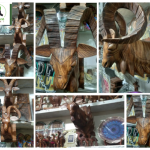 Markhor in Sheesham Wood