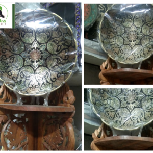 Brass Plate with Beautiful Engraved Art