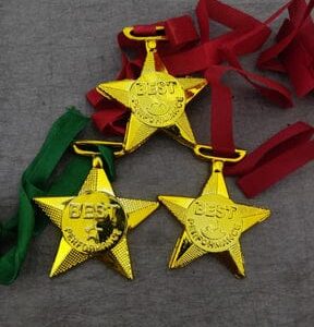 Plastic Sports Medal