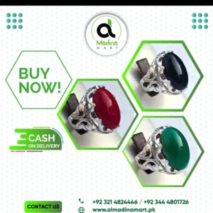 Silver Ring With Real Stone