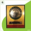 Golden Matel Shield circle design
