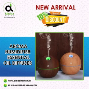 ULTRASONIC AROMA HUMIDIFIER WITH COLOR CHANGING LED