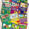 Alphabet Phonics Series of 12 Books Set For Kids (4 Colors Illustrated)