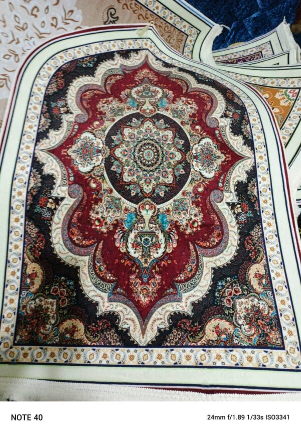 3D Curved Carpet Style Prayer Mat (جاۓ نماز)