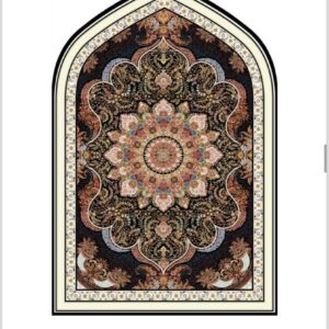 3D Curved Luxurious Prayer Rug ( Jayenamaz جاۓ نماز )
