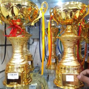 Golden Elegant Cup Trophy set