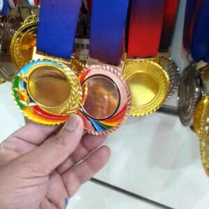 Multi Color Star Design Medals