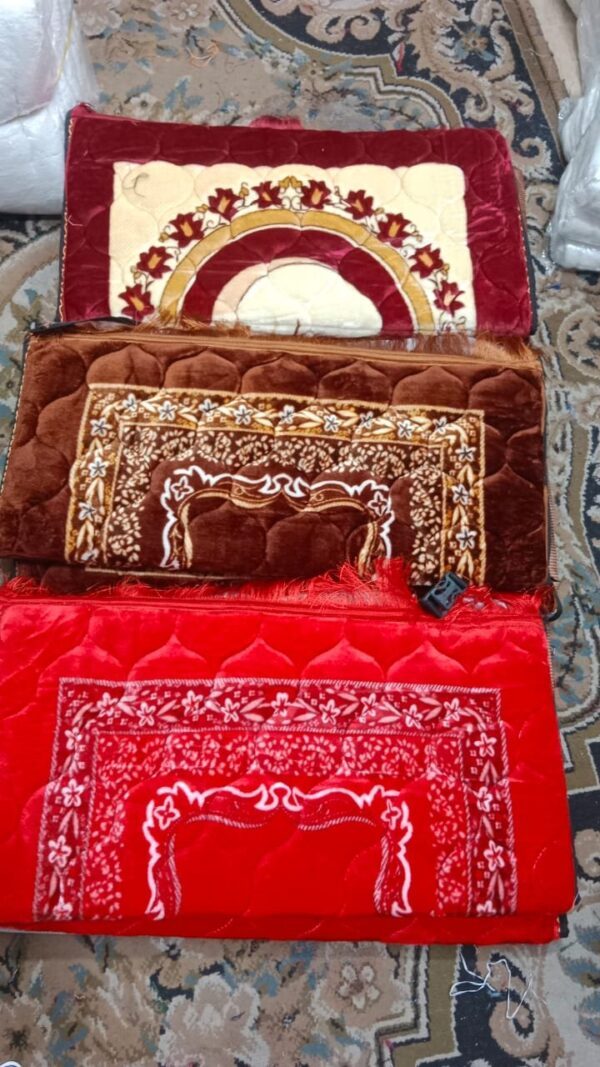 Back Support Prayer Mat (Jayenamaz) Foldable Baithak - Image 2