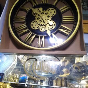 Golden Black Luxury Wall Clock