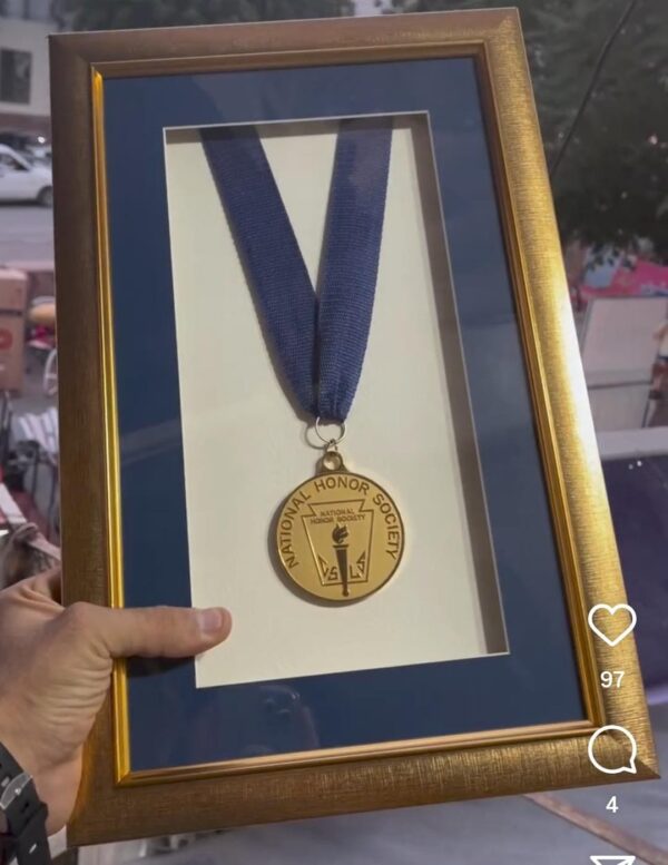 Metal Medal With Frame - Image 2