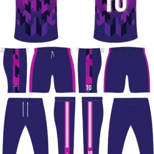 Alternative view of Sports T-Shirt ,Trouser Kit Maganda & Purple