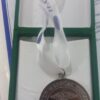 Metal Engraved Medal With customize Ribbon