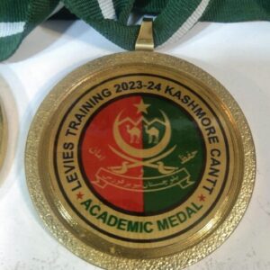 Metal Medal With Sticker Print & Ribbon Print