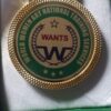Round Metal Medal with Sticker , Ribbon Printing