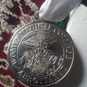 Round Metal Engraved Medal with Printing Ribbon
