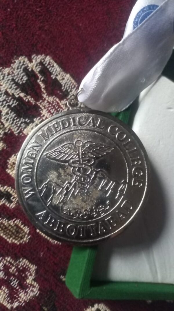 Round Metal Engraved Medal with Printing Ribbon
