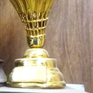 Alternative view of Badminton Trophy Metal