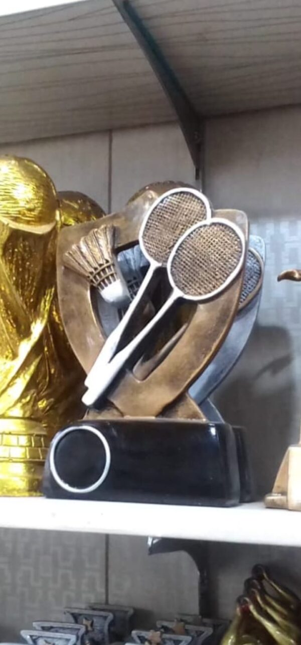 Badminton Winner Trophy Metal