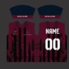 Maroon Sports T-shirt