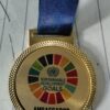 Golden Medal With Printing