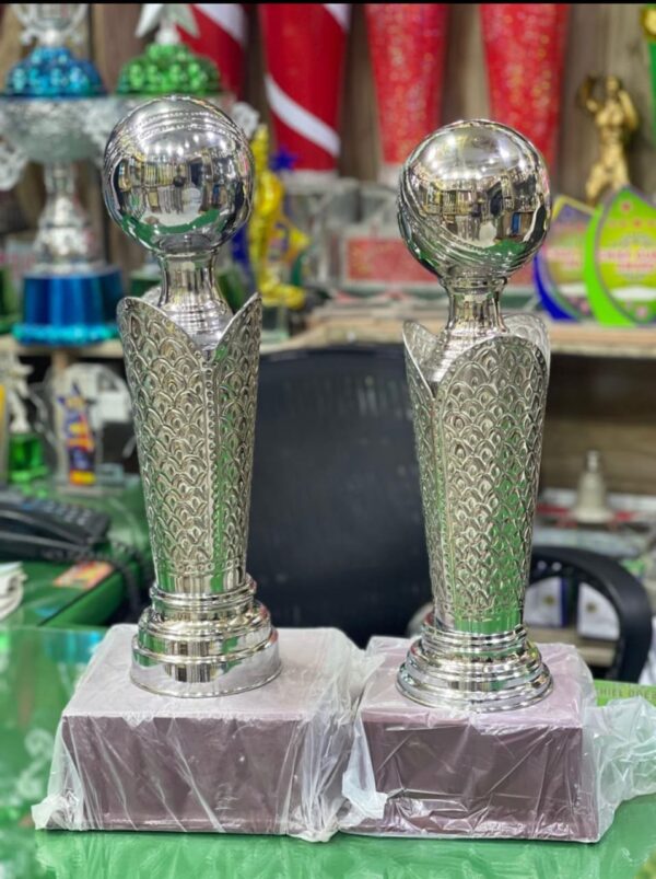 Metal Brass Championship Trophy Set
