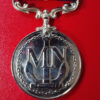 Brass Medal Nishaan-e-Haider Style Double Side Engraved with Ribbons