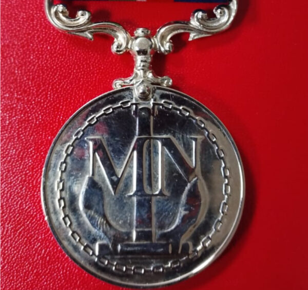 Brass Medal Nishaan-e-Haider Style Double Side Engraved with Ribbons