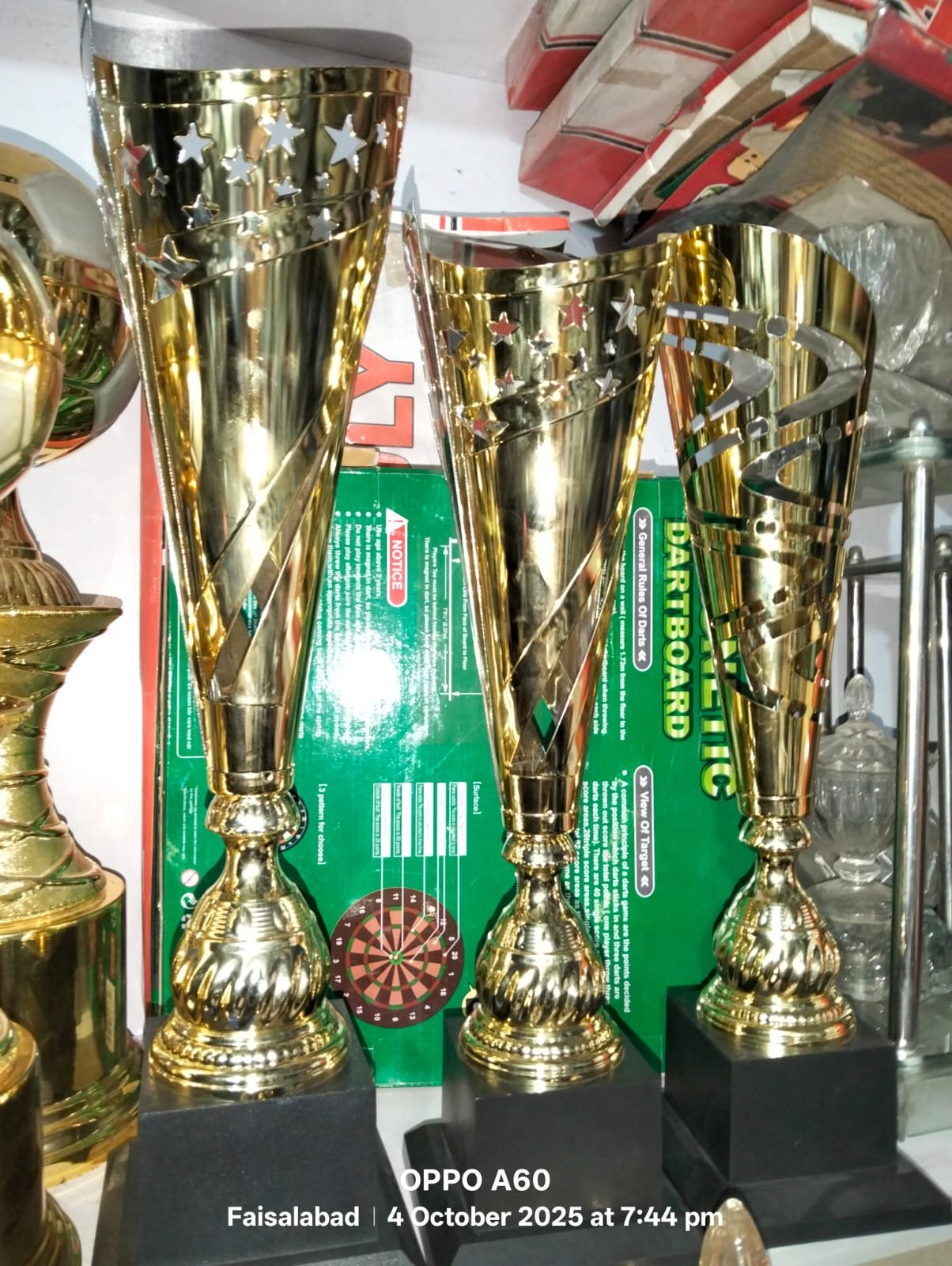 New Designs Metal Trophies Set