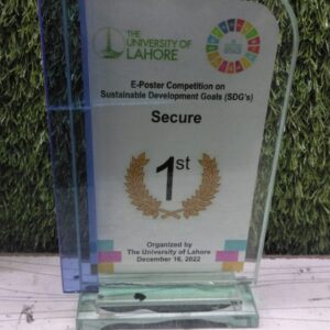 Alternative view of Glass Shield With Printing Text